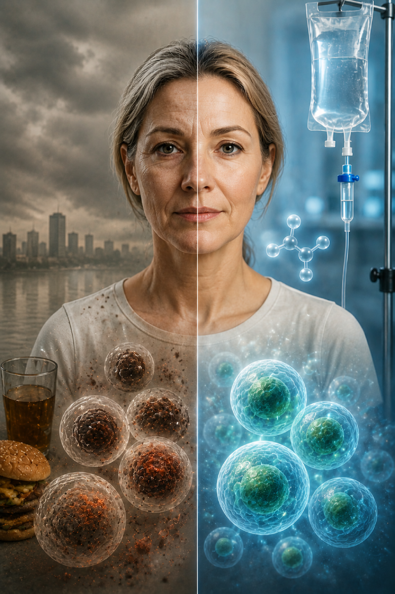 Glutathione antioxidant mechanism at IUVENTUS Medical Center